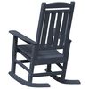 vidaXL Garden Rocking Chair Navy 70 x 92 x 108cm HDPE
