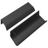 vidaXL Handle 2 pcs Black 120 x 39.6 x 17 mm Aluminium