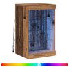 vidaXL LED Sideboard Old Wood 41 x 37 x 67 cm Engineered Wood