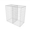 vidaXL Gabion Basket Galvanised Steel 100x50x100 cm