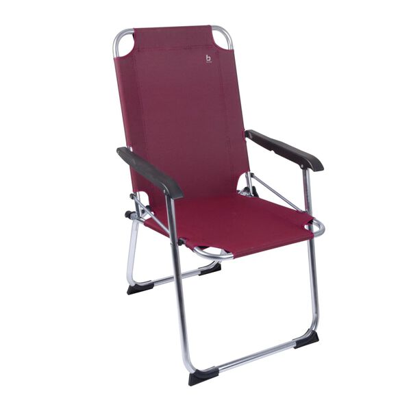 Bo-Camp Folding Camping Chair Copa Rio Classic Ruby