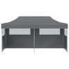 vidaXL Folding Pop-up Partytent with Sidewalls 3x6 m Anthracite
