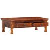 vidaXL Coffee Table 110x55x35 cm Solid Acacia Wood