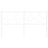 vidaXL Metal Replace Headboard White 150 cm