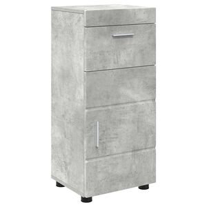 vidaXL Bathroom Cabinet Set TULUM Concrete Grey 37 x 31.5 x 82 cm