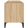 vidaXL Record Cabinet Sonoma Oak 84.5x38x48 cm Engineered Wood