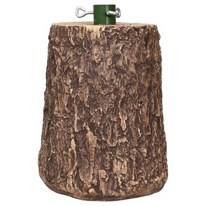 vidaXL Christmas Tree Stand Trunk Shape &Oslash; 23 x 34 cm Magnesium Oxide