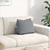 vidaXL Back Pillow Light Grey 45 x 20 x 35 cm Fabric