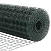 vidaXL Euro Fence Green 1 x 25 m PVC-coated iron