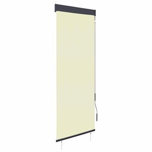 vidaXL Outdoor Roller Blind 60x250 cm Cream