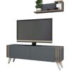 Homemania TV Stand Nicol 120x31x42 cm Anthracite