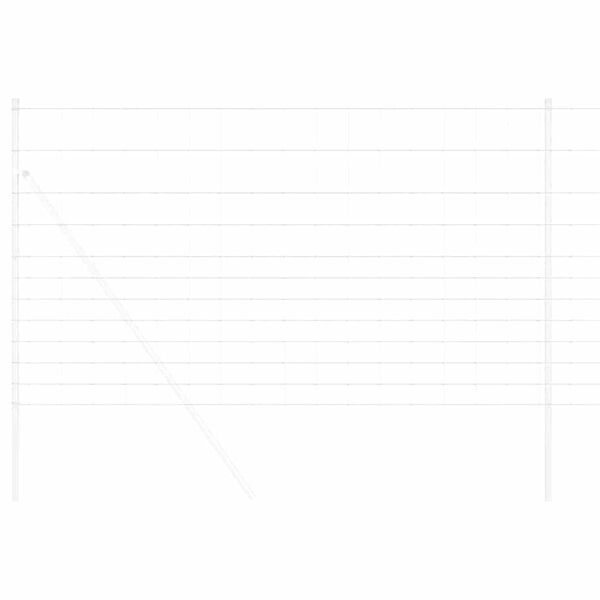 vidaXL Field Fence Silver 50 x 1.4 m Galvanised steel