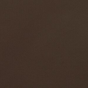 vidaXL Sunshade Sail Oxford Fabric Triangular 3x3x3 m Brown