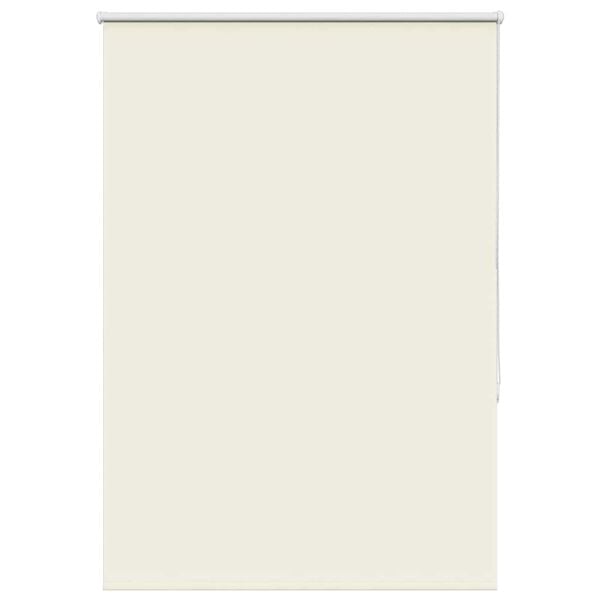 vidaXL Roller Blind Blackout Off White 115x175 cm Fabric Width 110.7 cm Polyester