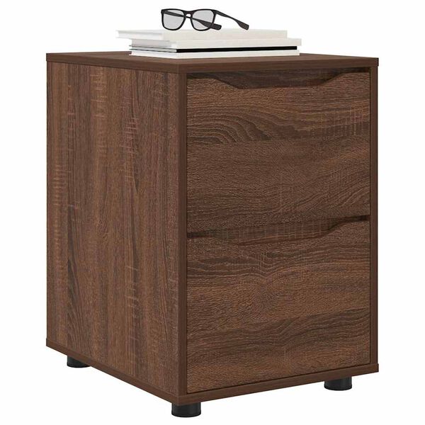 vidaXL Storage Cabinet Brown Oak 40 x 48 x 57 cm Engineered Wood