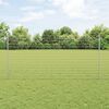 vidaXL Fence with Post Silver 1.2 x 10 m Steel