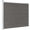 vidaXL Fence Panel WPC 175x146 cm Grey