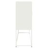 vidaXL Highboard White 100.5x39x107 cm Steel