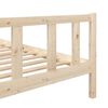 vidaXL Bed Frame without Mattress Double Solid Wood
