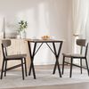 vidaXL Dining Table Legs X-Frame 50x40x73 cm Steel