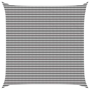 vidaXL Sunshade Sail Anthracite and White 7 x 7 m HDPE