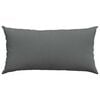 vidaXL Sofa Pillows 2 pcs Dark Grey 80 x 40 cm Fabric