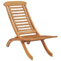 vidaXL Folding Garden Chair 50x90x69 cm Solid Wood Teak