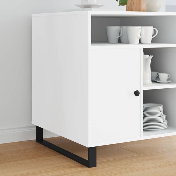 vidaXL Furniture Feet 12 pcs Black 59.6 x 4 x 10 mm Iron