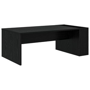 vidaXL Coffee Table Black Oak 95 x 50 x 34 cm Engineered Wood