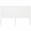 vidaXL Bed Headboard White 166x4x100 cm Solid Wood Pine