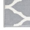 vidaXL Runner Rug BCF Grey and White 100x250 cm