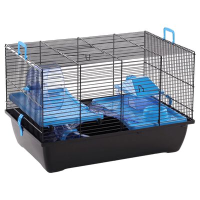 FLAMINGO Hamster Cage Jaro 2 50.5x33x32.5 cm Black and Blue
