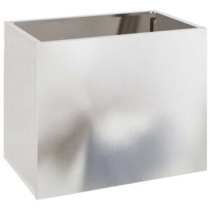 vidaXL Garden Planter Stainless Steel 50 x 32 x 40 cm Stainless Steel