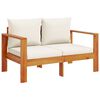 vidaXL 5 Piece Garden Sofa Set with Cushions Solid Wood Acacia