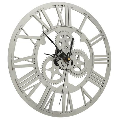 vidaXL Wall Clock Silver 30 cm Acrylic