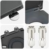 vidaXL Toilet Seat Anthracite 47 x 37 x 4 cm Duroplast