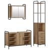 vidaXL Bathroom Cabinet Set 3 pcs Artisan Oak 40 x 36 x 200.5 cm