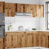 vidaXL Hanging Cabinet Lyon Old Wood 30x31x60 cm Engineered Wood