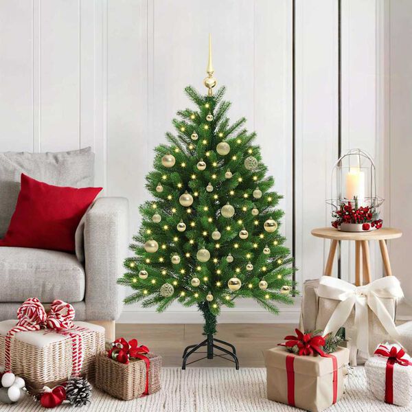 vidaXL Christmas Tree with 150 LEDs with Stand Green 120 cm PE