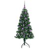 vidaXL Corner Artificial Christmas Tree Green 150 cm PVC and Metal