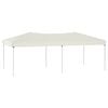 vidaXL Folding Party Tent Cream 3x6 m