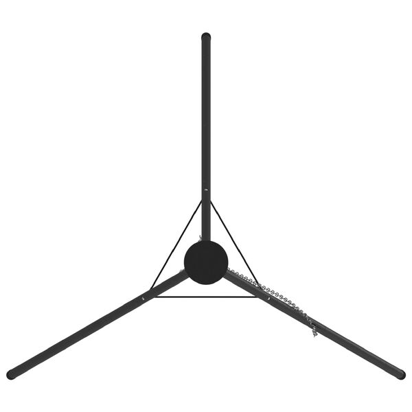 vidaXL Campfire Tripod Black 92 x 92 x 171.5 cm Steel