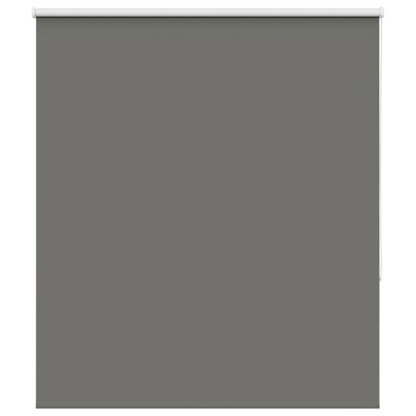 vidaXL Roller Blind Blackout Grey 135x175 cm Fabric Width 131.6 cm Polyester