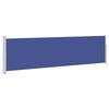 vidaXL Side Awning | Blue | Polyester fabric | 140x500 cm | Retractable