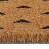 vidaXL Door Mat Natural 45x75 cm Tufted Coir