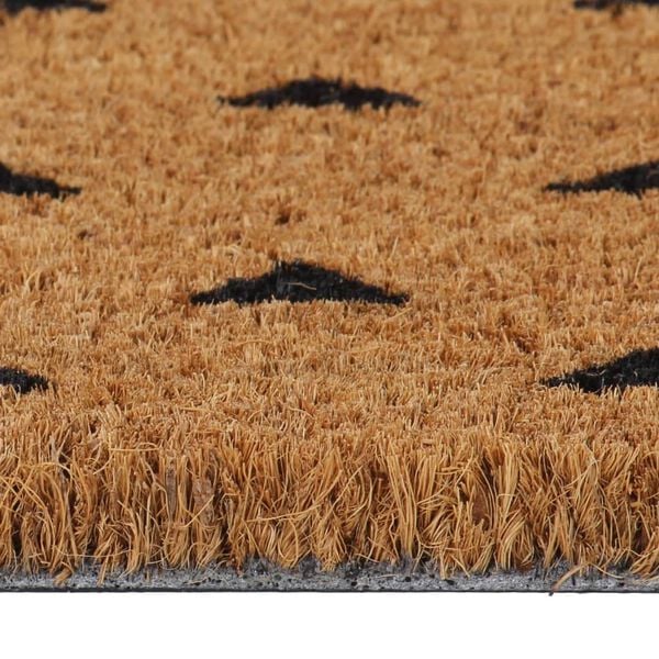 vidaXL Door Mat Natural 45x75 cm Tufted Coir