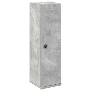 vidaXL Bathroom Cabinet with Roll Holder Concrete Grey 20,5x22x72 cm