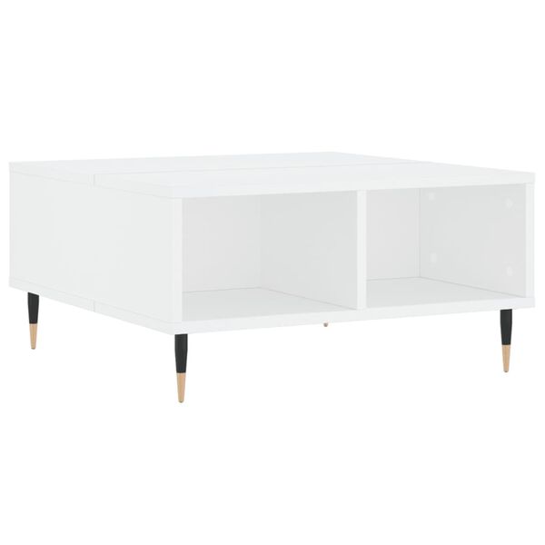 vidaXL Coffee Table White 60x60x30 cm Engineered Wood