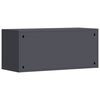 vidaXL Wall Cabinet for Garage with Gas-lift Door Anthracite