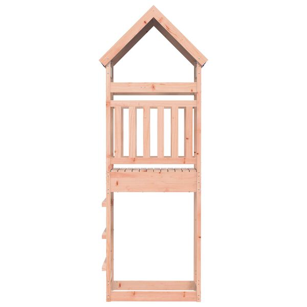 vidaXL Play Tower Brown 52.5 x 85 x 265 cm Solid Douglas Wood